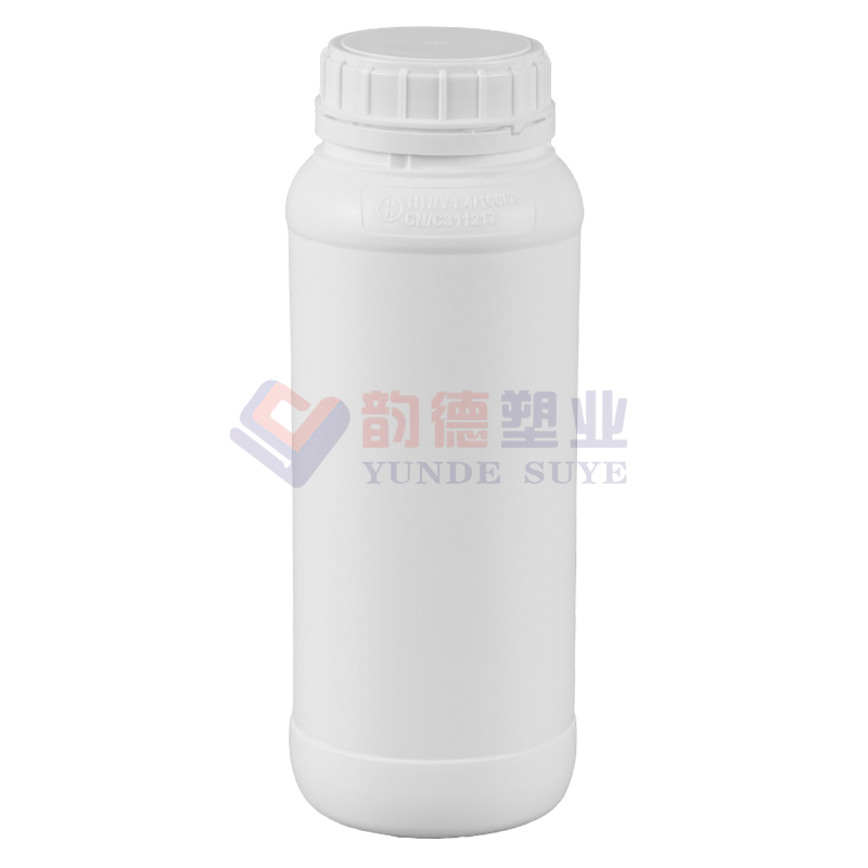Verdikte zuivere witte chemische fluoride ronde flessen 1L-07