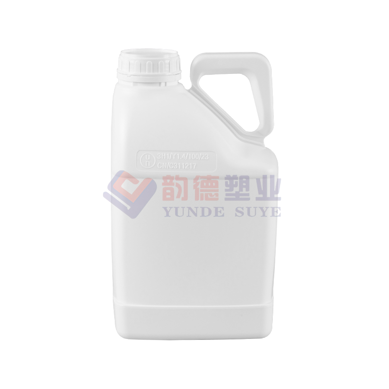 Zuiver wit kunststof gefluoreerd vierkant vat 5L-03